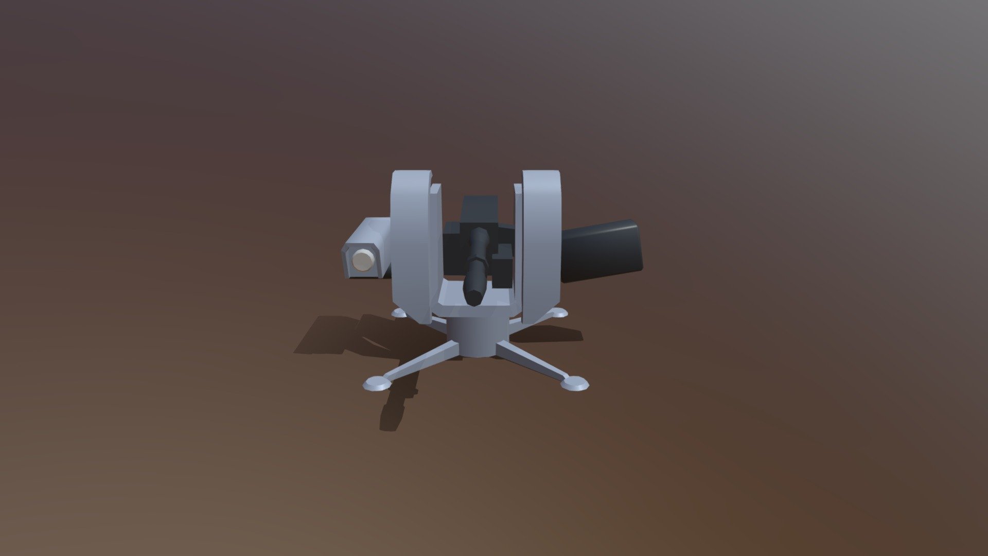 Turret 3d Model By Kostet1977 [7899487] Sketchfab