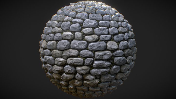 Seamless Rustic Stone Wall & Floor Texture 061