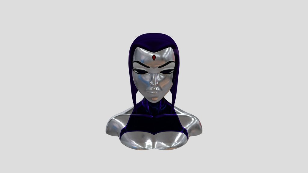 Raven in Violet