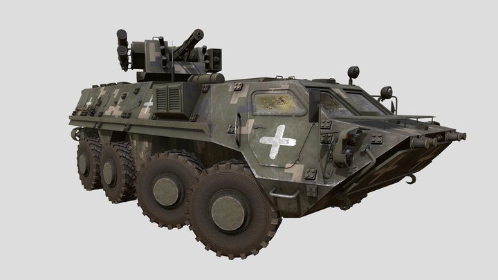 BTR-4 3D Model