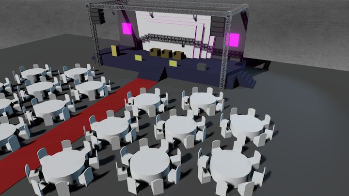 VIP Dinner Event 3D Model
