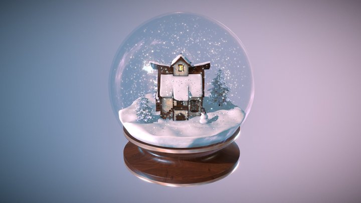 Merry Christmas and Happy New Year 3D Model