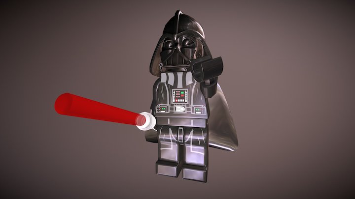 LEGO Darth Vader - Sonia Remacha 1B 3D Model