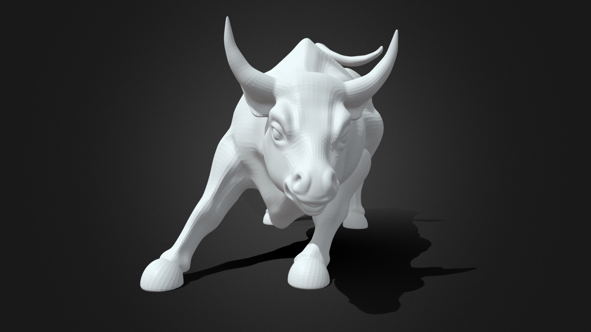 Bull 3d printing model