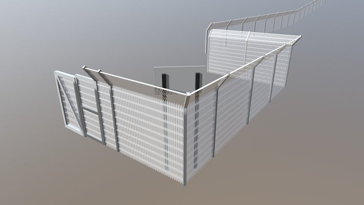 Reja Perimetral 3D Model