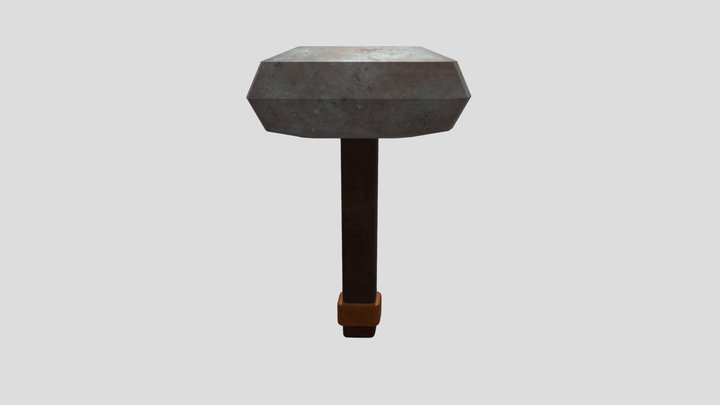 martillo de herrero. 3D Model