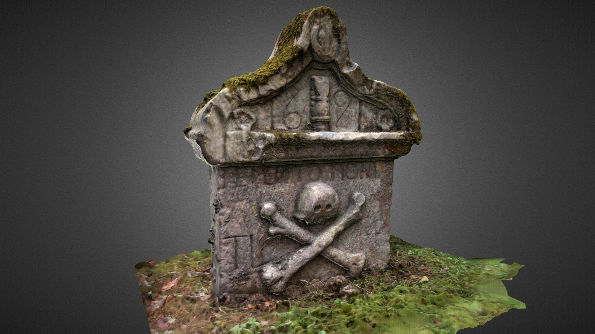 1691 gravestone Temple Kirk, Midlothian