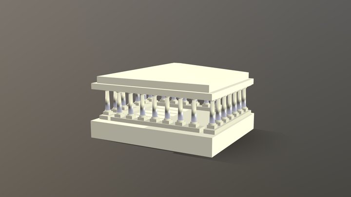 Древнегреческий храм 3D Model