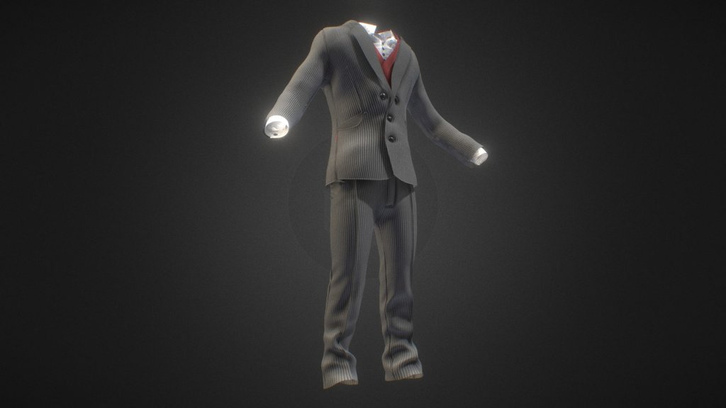 a set of classic "mafia" costume