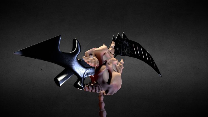 Foice Inferno de Dante 3D Model