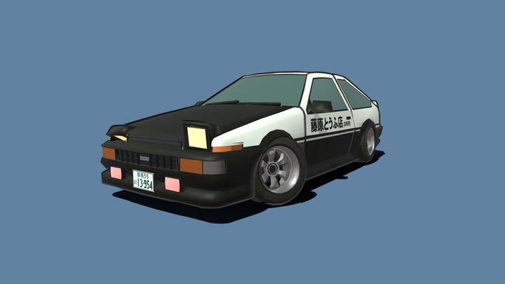 Toyora AE86 Tofu 3D Model