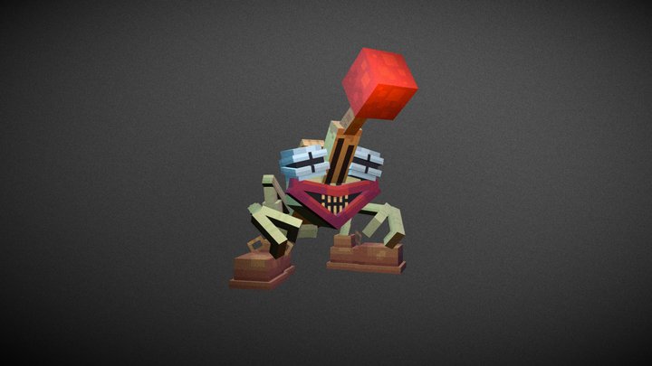 Lowpoly REPO Clown 3D Model