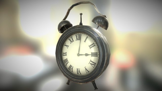 Réveil Vintage 3D Model
