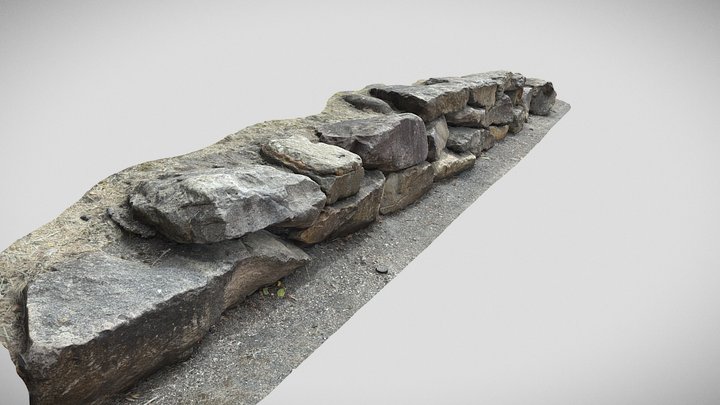 stone wall scan 2 – Free 3D Model STL