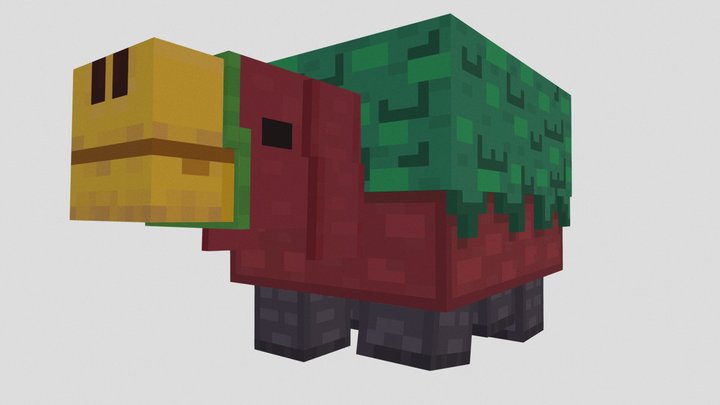Sniffer Minecraft Live 3D Model