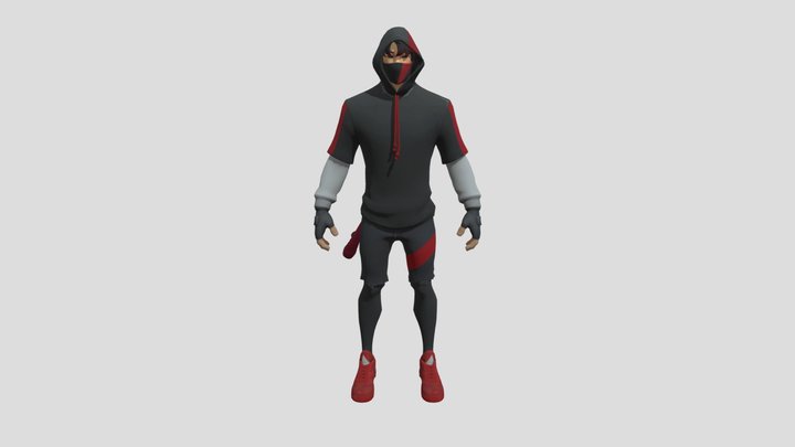 Skin Ikoni  Fortnite FBX 3D Model
