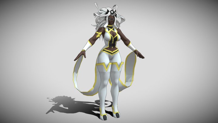 Storm - Marvel Tokon: Fighting Souls - X-Men 3D Model