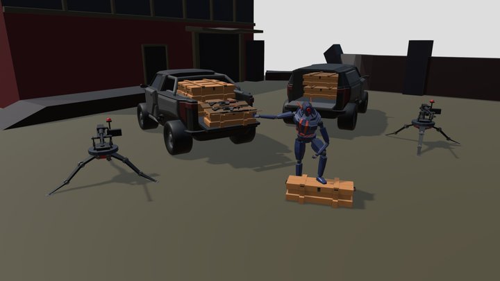Gun Trader 3D Model