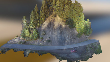 Kneeland Roadcut 3D Model
