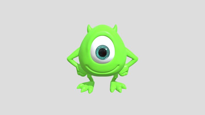 Emerald Cyclops 3D Model