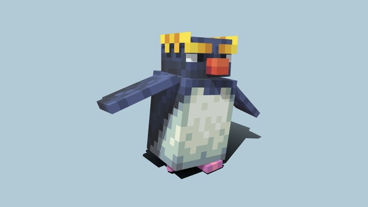 Penguin - Animated Mob 3D Model