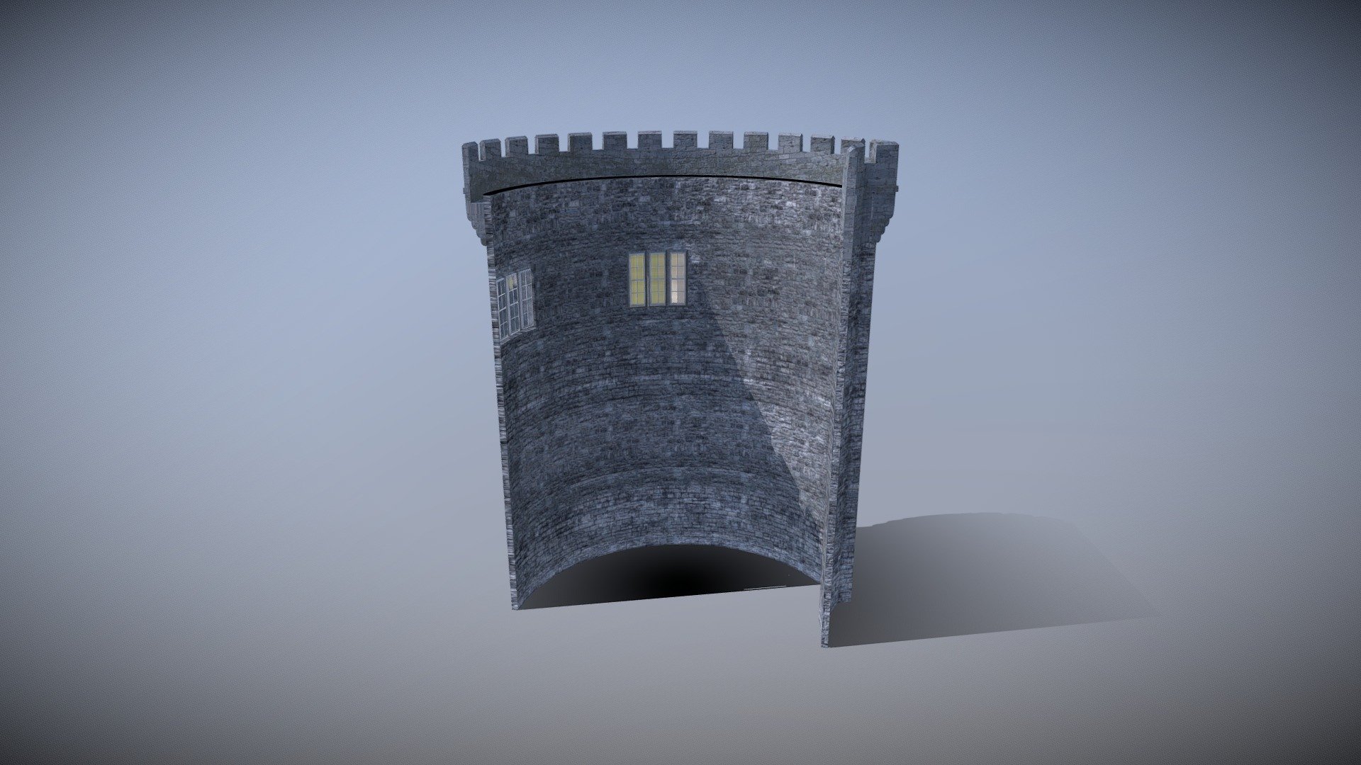 Dublin Castle RecordTower CrossSection Animated