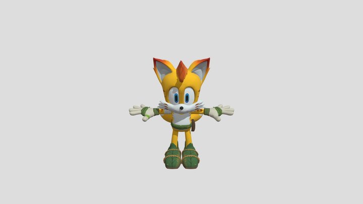 Tails Mangey (Sonic Rumble) – Gratis 3D-model STL