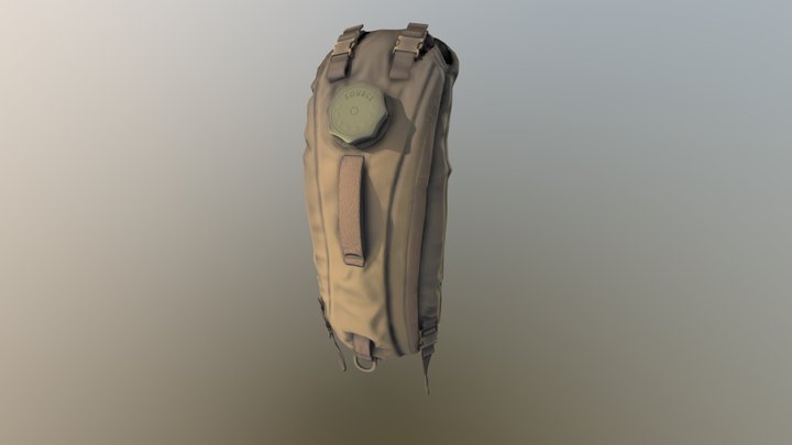 Prop Vest Camelback. 3D Model