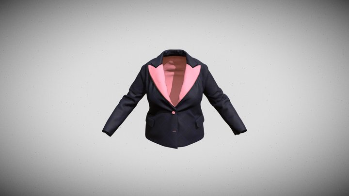 Jackie-jacket-Aof4-MH 3D Model