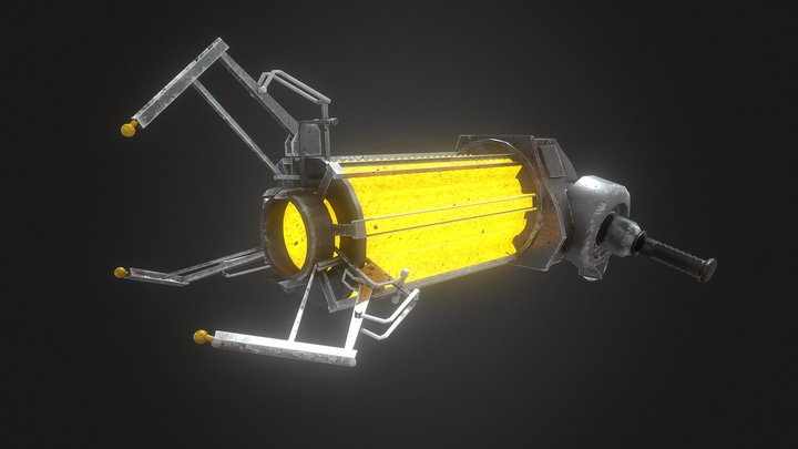 Gravity Gun Half-life 2 3D Model