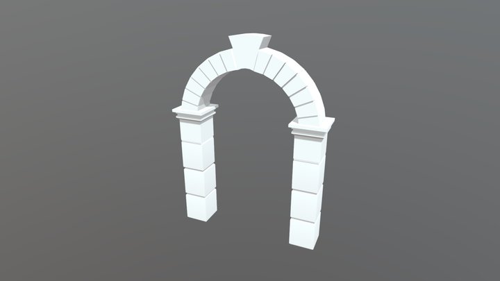 Stone Arch 3D Model