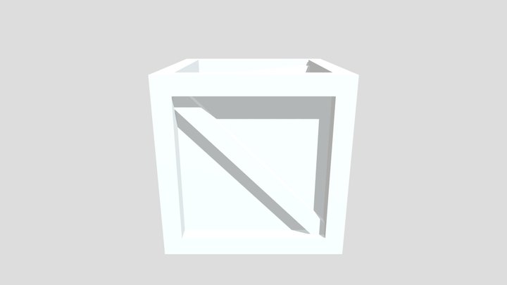 Small Beam Crate 3D Model