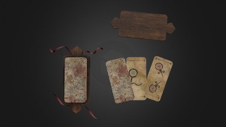 Playing cards 3D Model