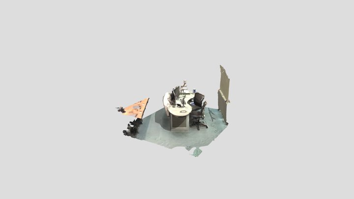 Chair Table Li DAR-poly 3D Model
