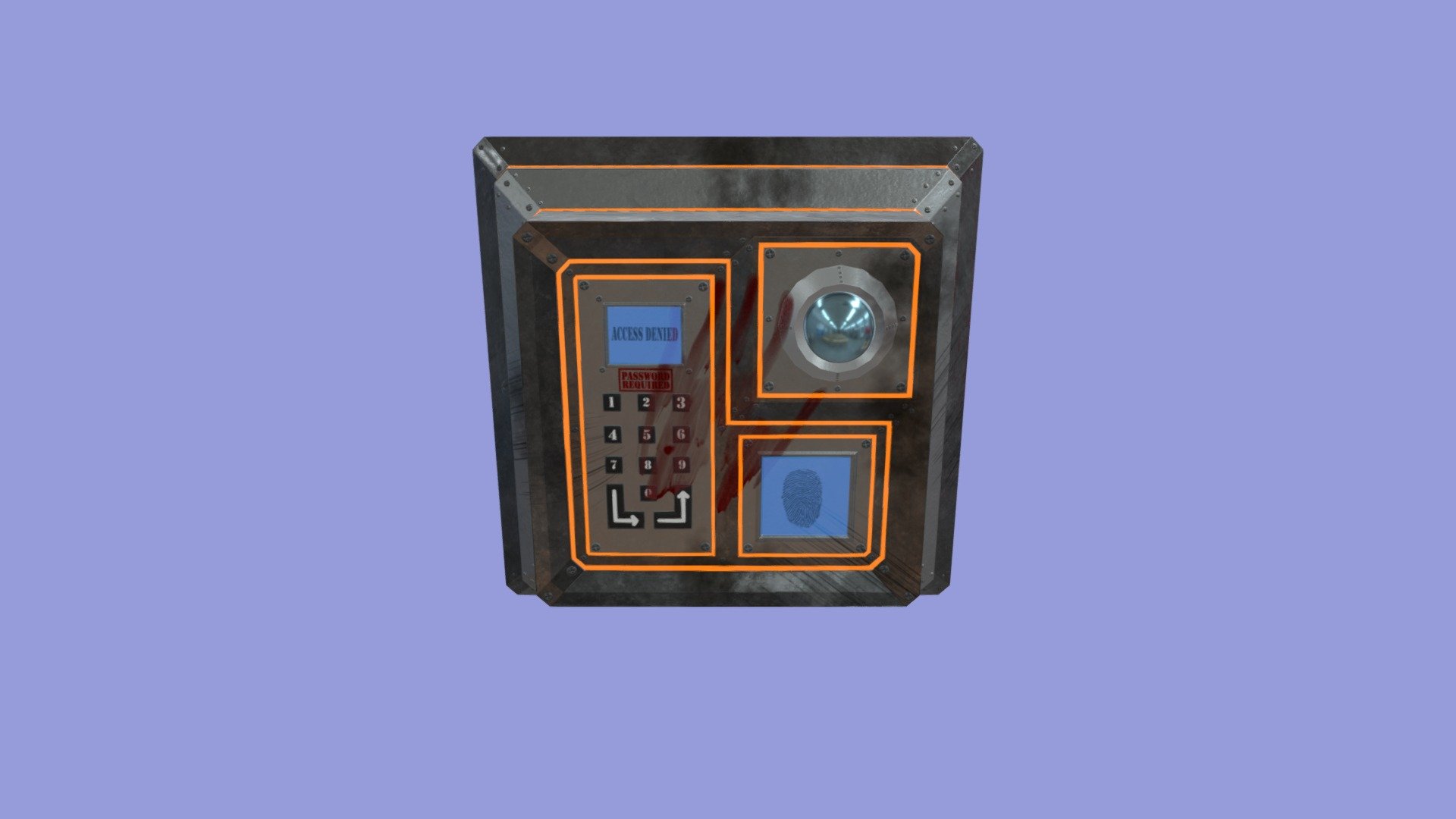 Sci-Fi Num Pad