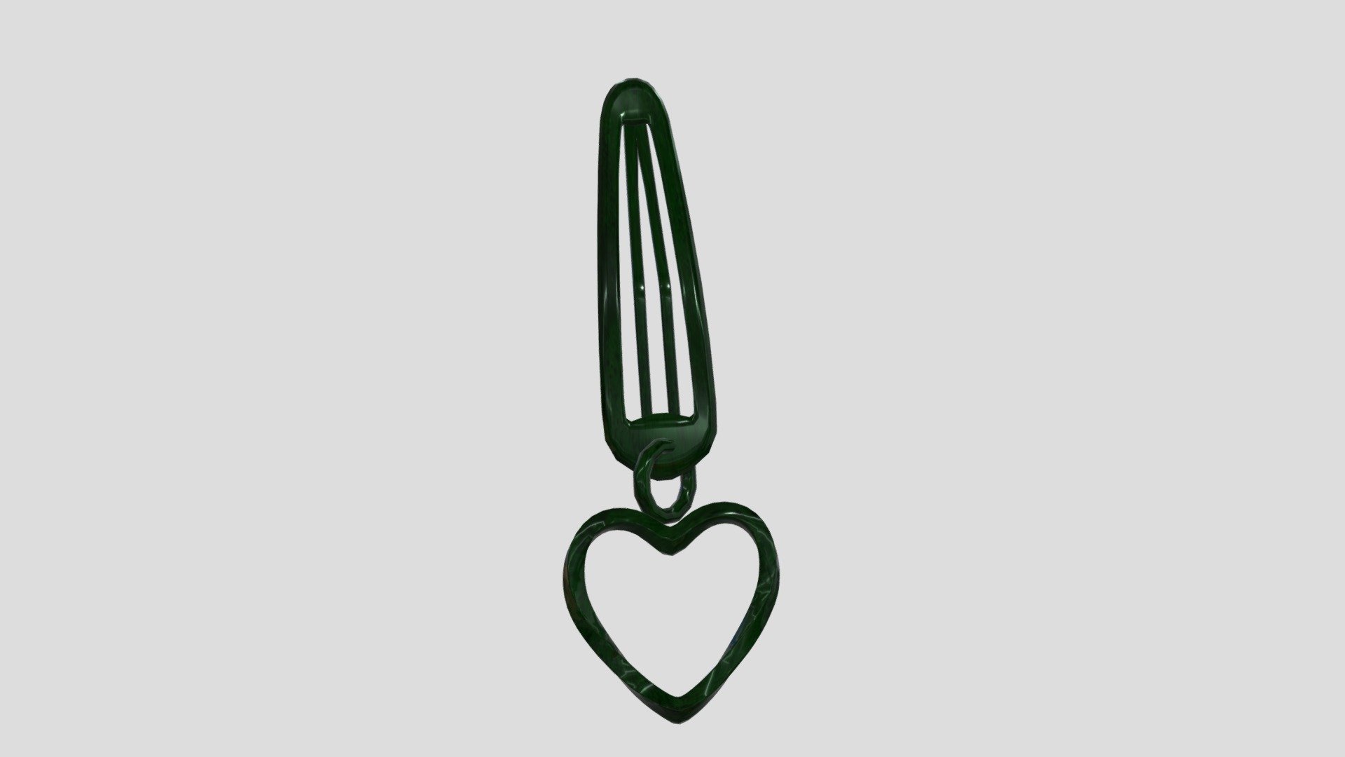 hair clip heart