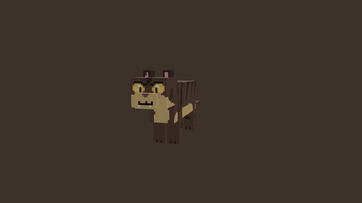 Warrior cats Minecraft Tigerstar (the first) – Kostenloses 3D-Modell STL
