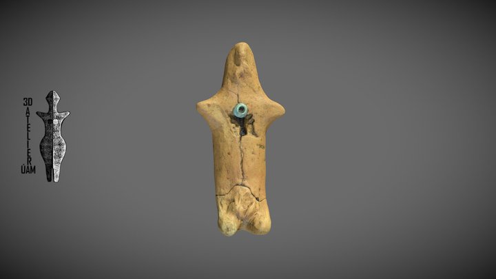Bronze Age Idol 3D Model