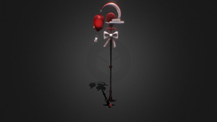 Moon Staff 3D Model