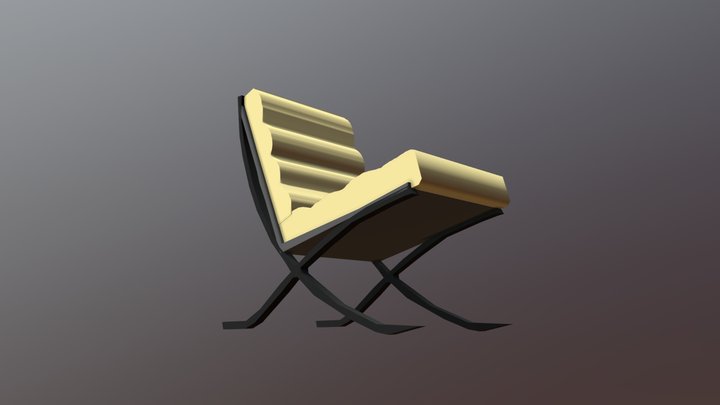Kursi Ergonomiss 3D Model