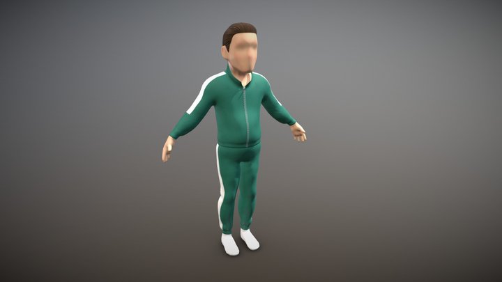 Squid Game Character 3D Model