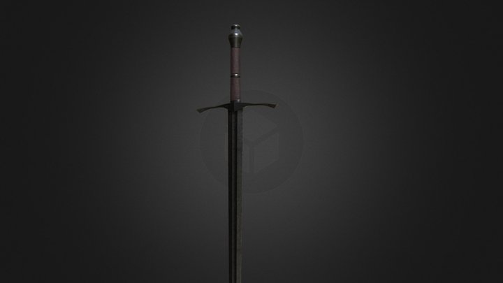 Damascus Sword 3D Model