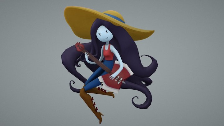 Marceline the Vampire Queen 3D Model