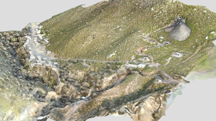 Cherat Coal Mining Fields 3D Model