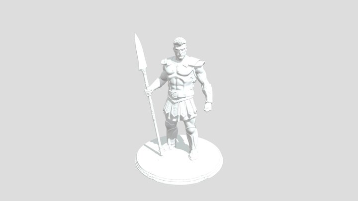 Arkantous Greek God 3D Model