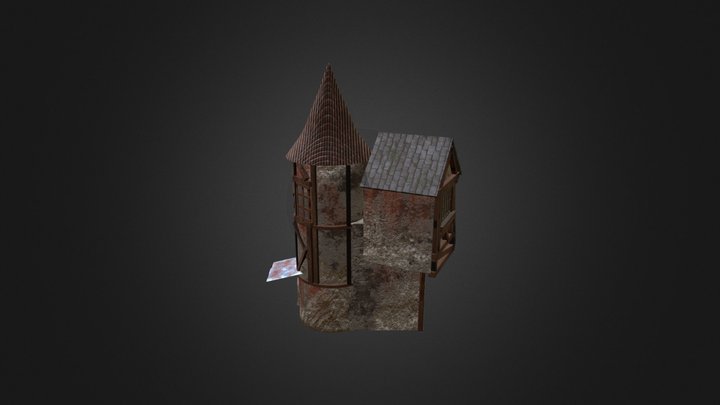 old rusty tower 3D Model