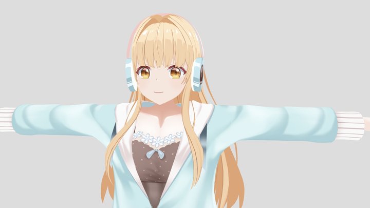 Shiina Mahiru -  Angel next door 3D Model