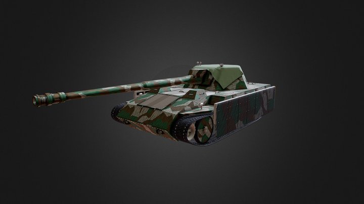 Krupp-Steyr Waffenträger 3D Model