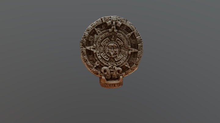 Calendario Azteca 3D Model