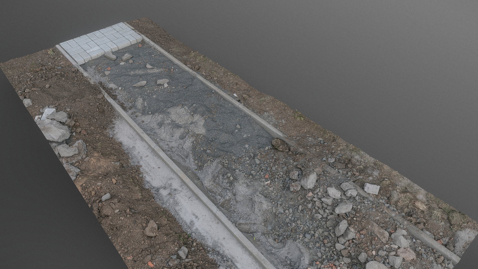 Sidewalk Construction Buy Royalty Free 3D Model By Matousekfoto   C46307945c064b91972cb0937f93295a 